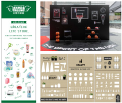 イベントの装飾物・立体デザイン物・店舗 VMD 制作など