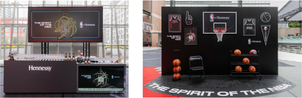 Hennessy×NBA 活動會場